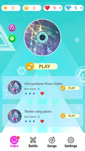 Gravycatman Piano tiles screenshot 0