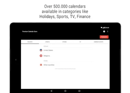 Premium Calendar Store screenshot 16