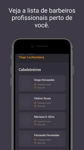 GoBarber (barbeiros) screenshot 1