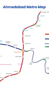 AhmedabadMetroMap screenshot 1