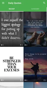 Daily Quotes Pro: Quotes for E screenshot 0