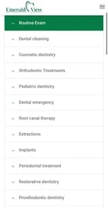 Emerald View Dental screenshot 2