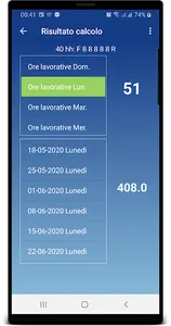Calcolo giorni e ore lavorativ screenshot 5