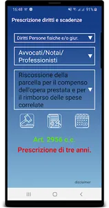 Prescrizione diritti e scadenz screenshot 1