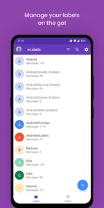 eLabels - manage email labels screenshot 0
