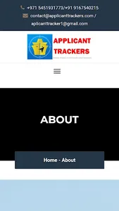 Applicant Trackers screenshot 1