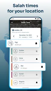 Qibla Compass with Salah Time screenshot 11