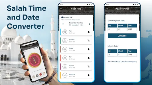 Qibla Compass with Salah Time screenshot 15