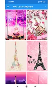 Pink Paris Wallpaper screenshot 0
