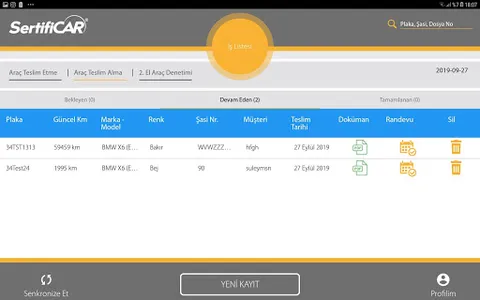 SertifiCar Araç Denetim Sistem screenshot 0