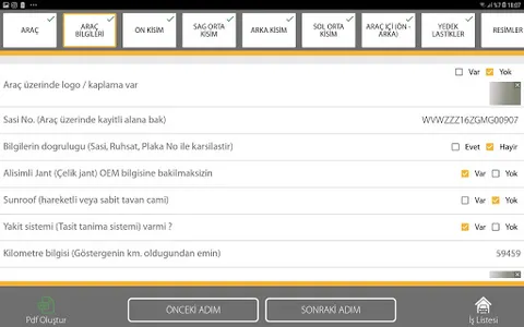 SertifiCar Araç Denetim Sistem screenshot 1