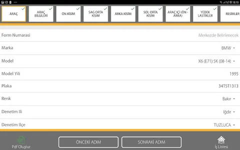 SertifiCar Araç Denetim Sistem screenshot 3