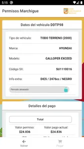 Mi permiso Marchigue screenshot 2