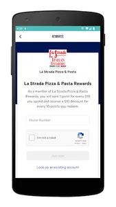 La Strada Pizza and Pasta screenshot 2