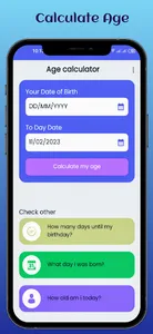 Simple Age Calculator screenshot 0