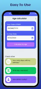 Simple Age Calculator screenshot 2