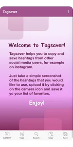 Tagsaver - Save  your favorite screenshot 0