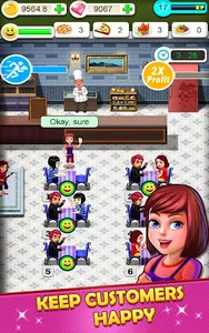 Restaurant Tycoon : Cafe game screenshot 1