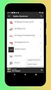 Radio Sweden FM - DAB Radio screenshot 2