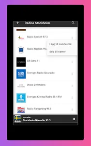 Radio Sweden FM - DAB Radio screenshot 20