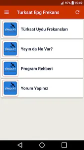 Turksat EPG Frekans screenshot 1