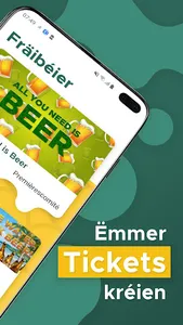 Fräibéier screenshot 1