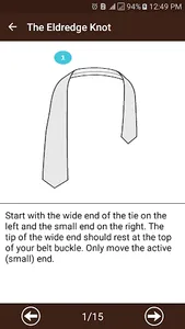 How To Tie A Tie screenshot 2