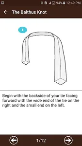 How To Tie A Tie screenshot 4