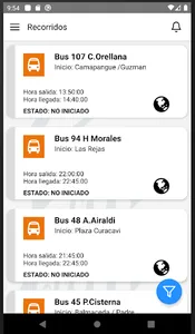 Romanini recorridos screenshot 2