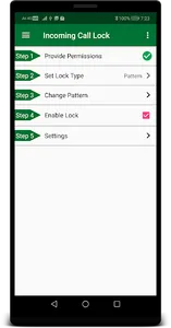 Incoming Call Lock screenshot 2