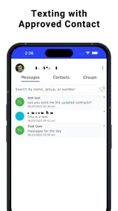 Texting with Approved Contact screenshot 0