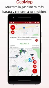 GasMap:Precios Gasolina México screenshot 1