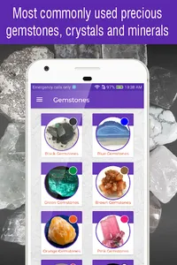 gemstones and crystals guide screenshot 0