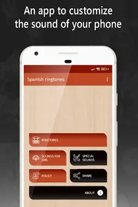 spanish ringtones for phone screenshot 0