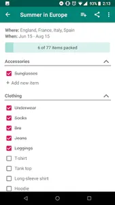 Packing List & Travel Planner screenshot 7