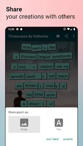 Poetry Magnets: Poem Writing screenshot 7