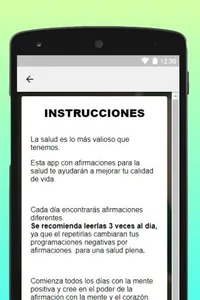 Afirmaciones Para La Salud screenshot 8