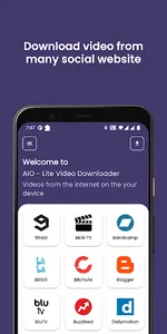 AIO - Lite Video Downloader screenshot 0