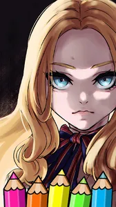 Megan Doll Coloring Game screenshot 2