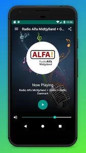 Radio Alfa Midtjylland App DK screenshot 0