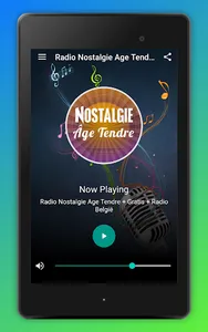 Nostalgie Radio Age Tendre App screenshot 4