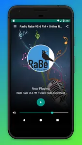 Radio Rabe 95.6 FM Schweiz App screenshot 0