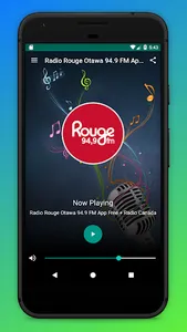 Rouge FM 94.9 Gatineau Radio screenshot 0