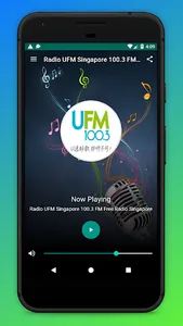 UFM 1003 Singapore Radio App screenshot 0