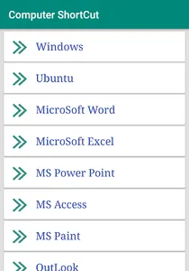 Shortcut Key - Computer screenshot 0