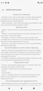 Contact lens assistant screenshot 3