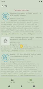 Cryptocurrencies and news screenshot 5