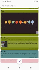 My notes screenshot 6