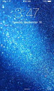 Blue Glitter Wallpaper screenshot 0