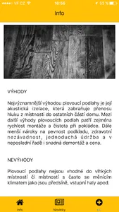 Plovoucí Podlahy screenshot 2